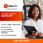 HR Assistant at BGE (Nigeria) Solar FZE