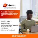 Lagos State Graduate Internship Placement Programme (GIPP) 2026