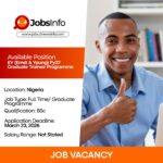 EY (Ernst & Young) FY27 Graduate Trainee Programme