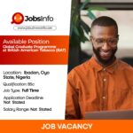 Global Graduate Programme at British American Tobacco (BAT)