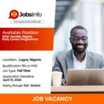 2026 Deloitte Nigeria Early Career Programme