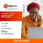 Customer Service Officer (CSO)