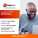 Sales Executive at Solar Home Solutions