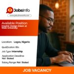 Graphic Design Intern at Wale University