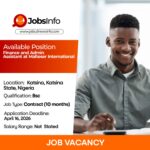 Finance and Admin Assistant at Malteser International
