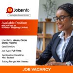 HSE Officer at Sunbeth Shipping Limited