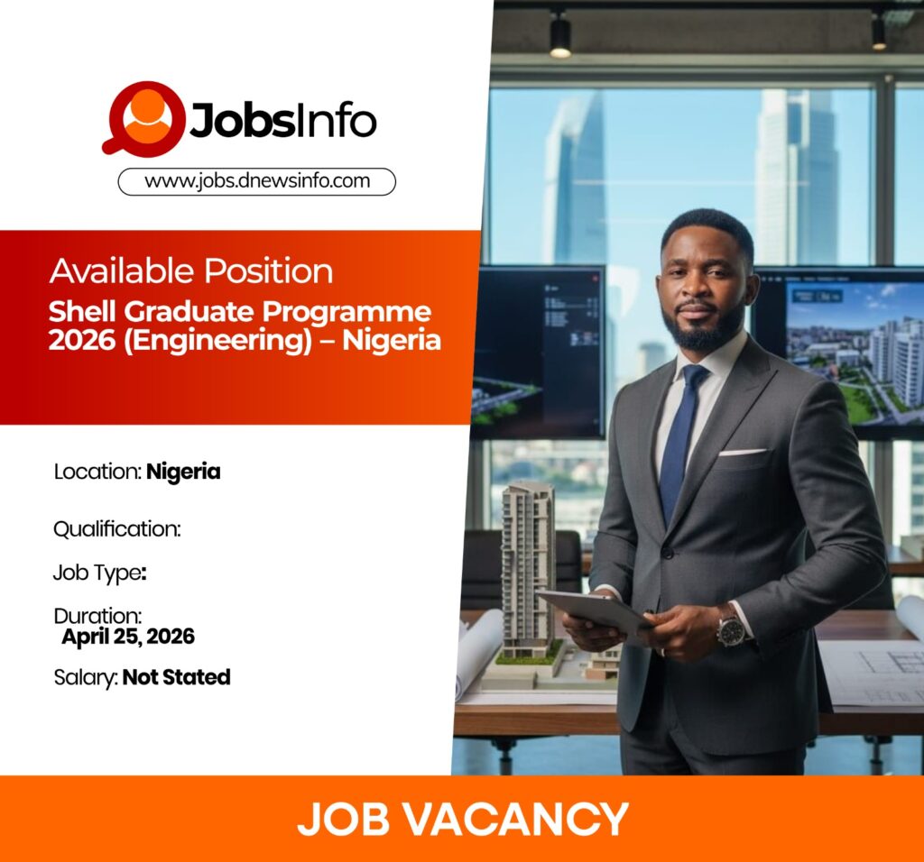 Shell Engineering Graduate Programme in Nigeria