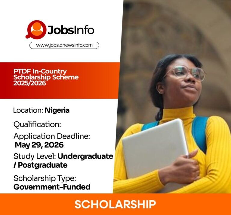 PTDF In-Country Scholarship Scheme 2025/2026 applicant photo