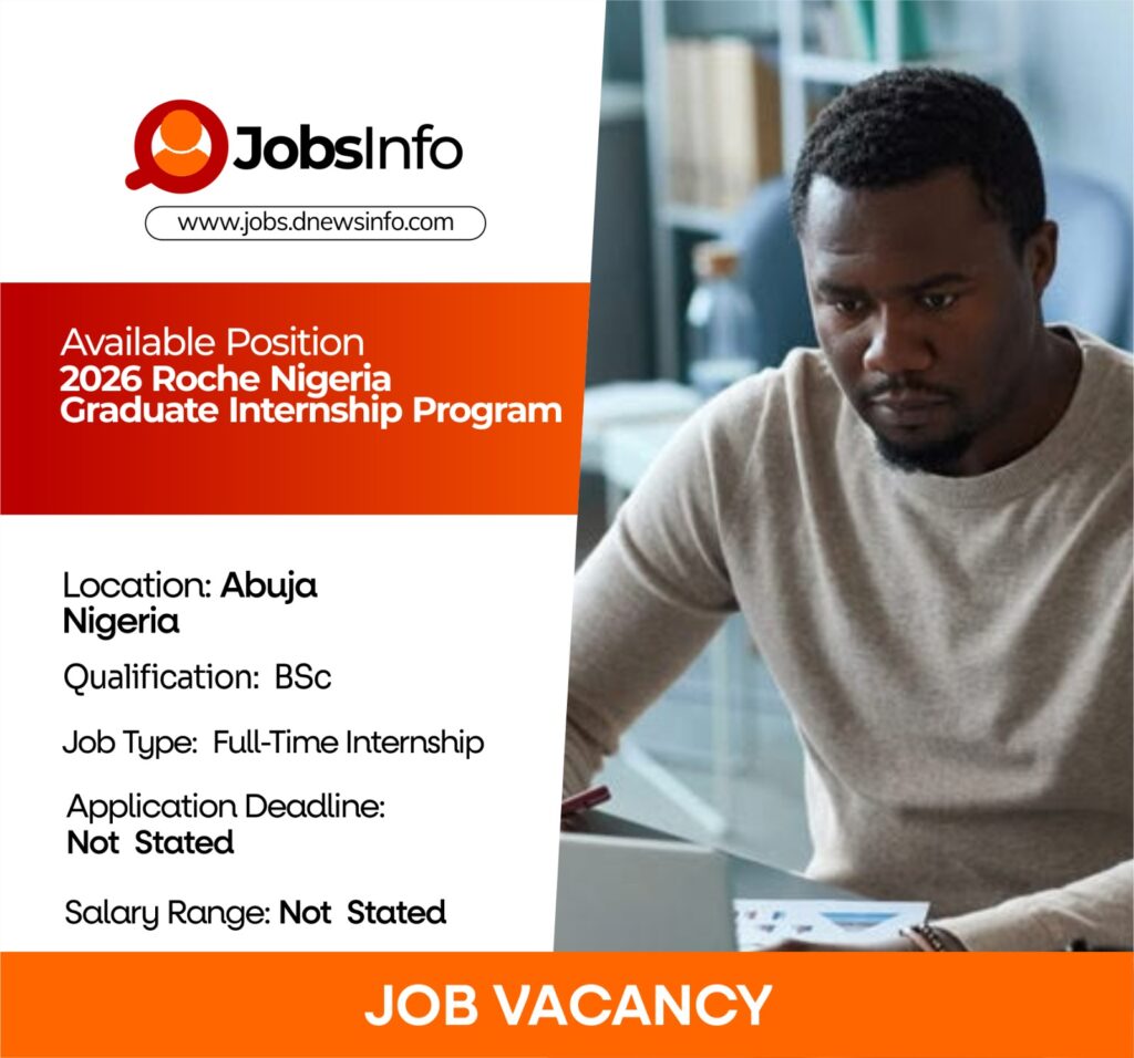 Roche Nigeria Graduate Internship Program participants