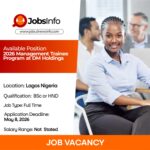 2026 Management Trainee Program at DM Holdings