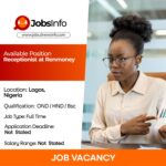 Receptionist at Renmoney