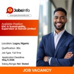 ESG & Sustainability Supervisor at Rainoil Limited