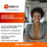 UNICEF Graduate Internship Programme 2026