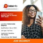 Banker Jobs at Stanbic IBTC Bank