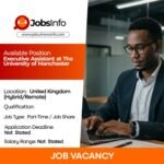 Executive Assistant at The University of Manchester