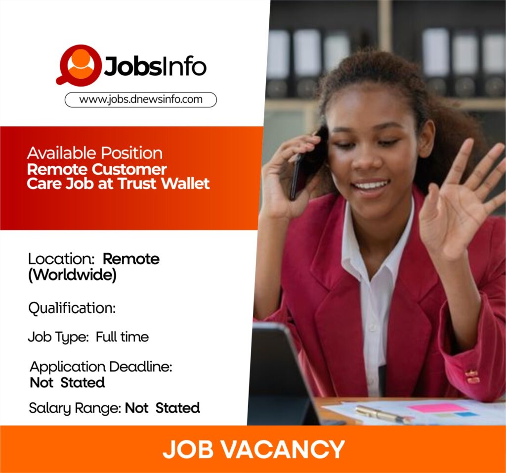Remote customer care representative working at a computer