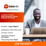 2026 Technical Trainee Program at Tranos
