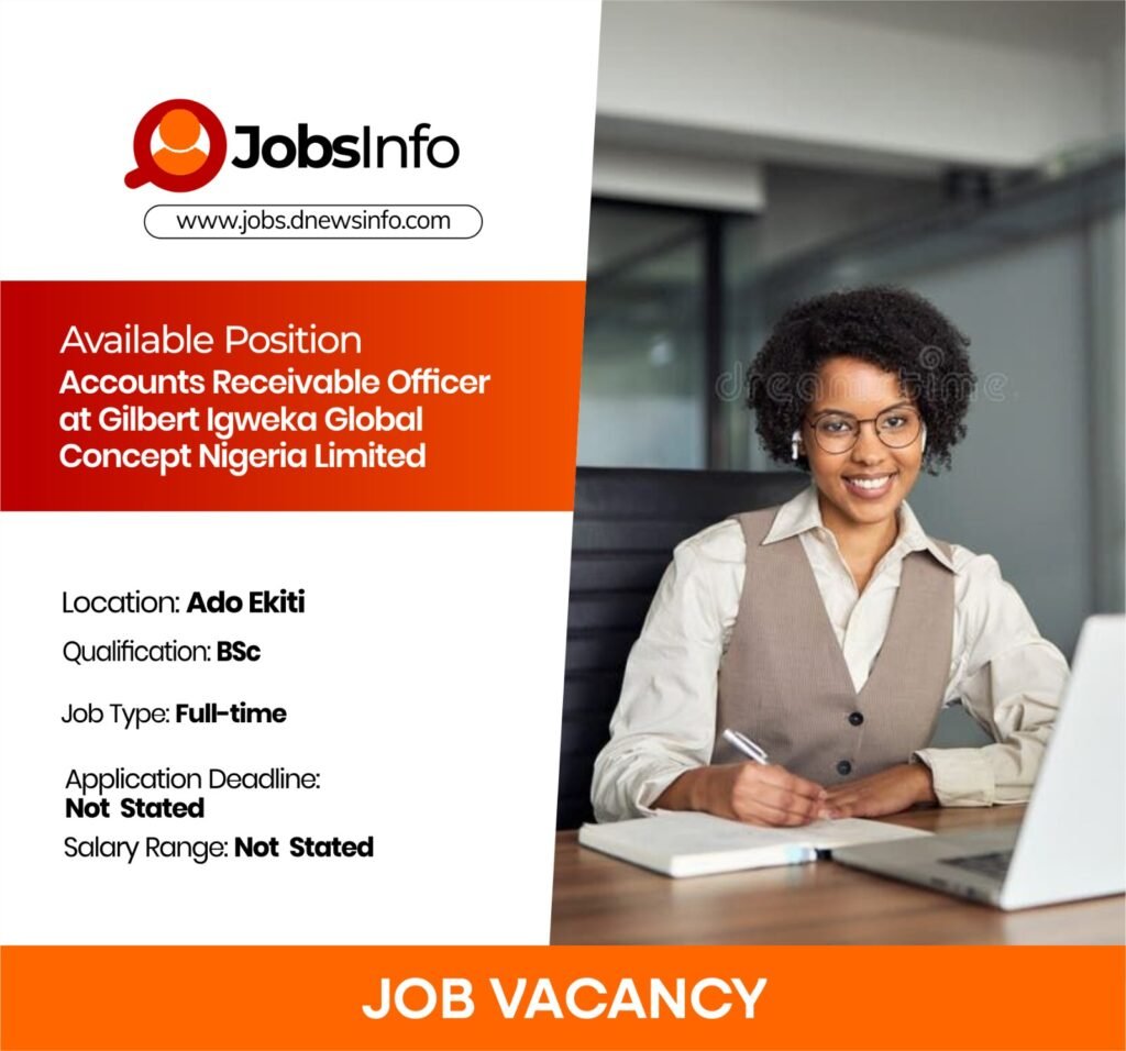 Accounts Receivable Officer at Gilbert Igweka Global Concept Nigeria Limited - 11 3