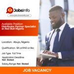 Distributor Partner Specialist at Red Bull Nigeria