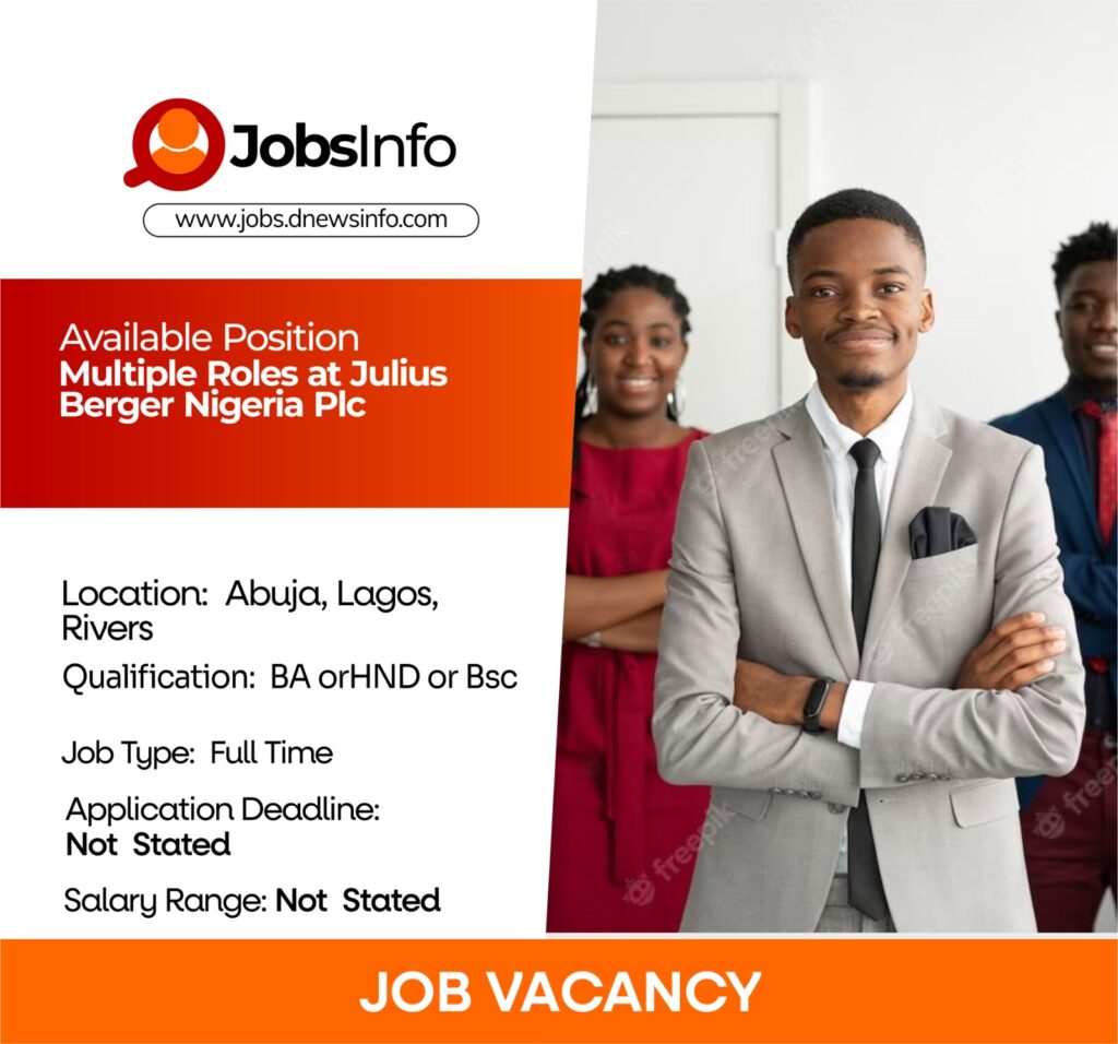 Multiple Roles at Julius Berger Nigeria Plc