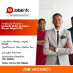 Multiple Roles at Julius Berger Nigeria Plc