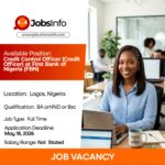 Credit Control Officer at First Bank of Nigeria (FBN)