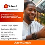 Executive Assistant Job at Standard Chartered Bank