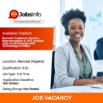 Remote Customer Service Representative & KYC Analyst Jobs at Africhange (AF)