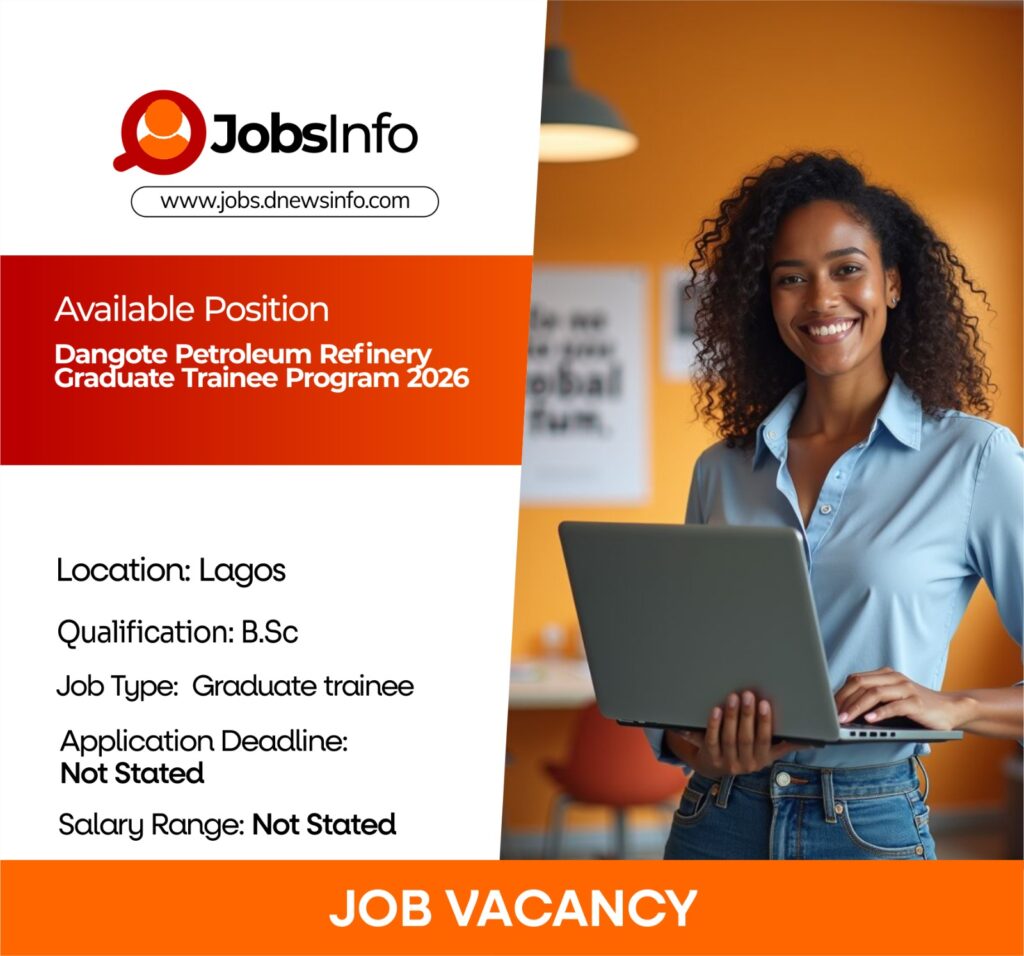 Dangote Petroleum Refinery Graduate Trainee Program 2026