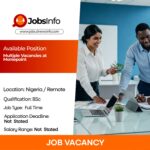 Multiple Vacancies at Moniepoint