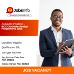 BCG Graduate Analyst Programme 2026