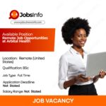 Remote Job Opportunities at Arbital Health