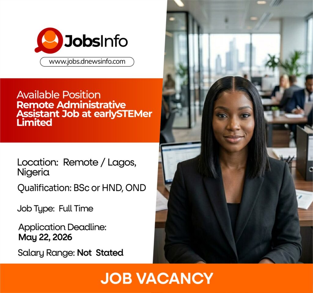 Remote Administrative Assistant Job at earlySTEMer Limited