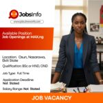Job Openings at MAX.ng