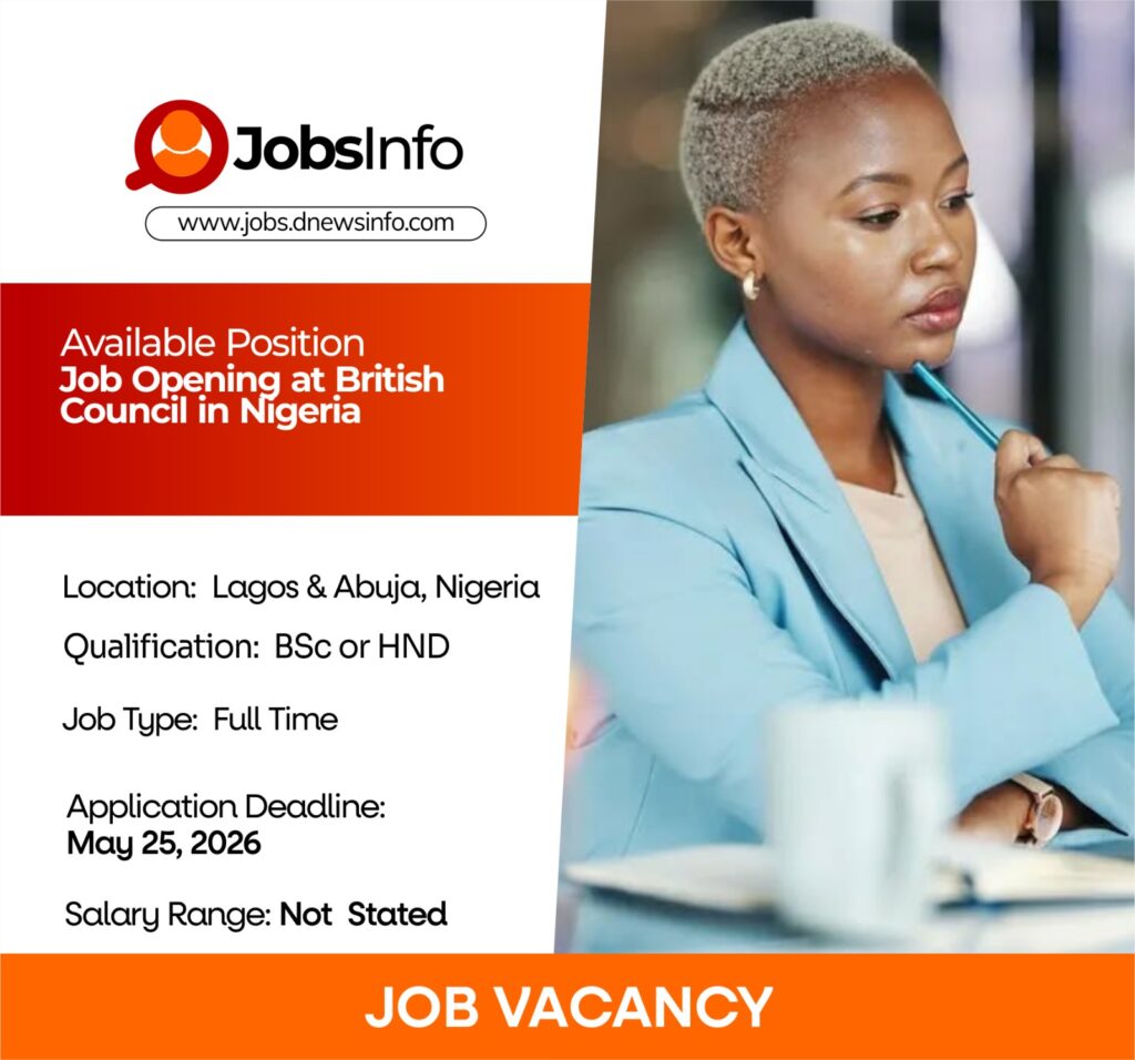 Job Opening at British Council in Nigeria