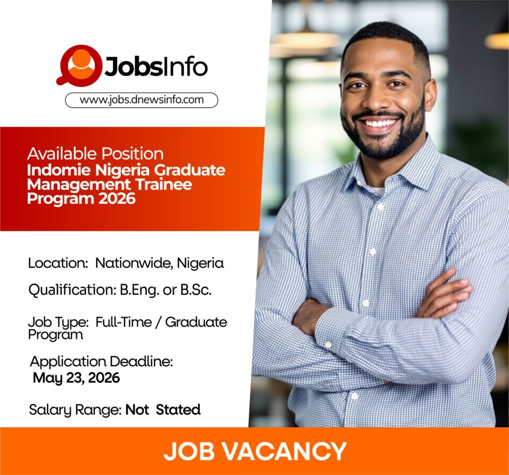 Indomie Nigeria Graduate Management Trainee Program 2026