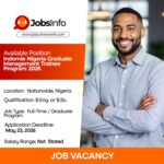 Indomie Nigeria Graduate Management Trainee Program 2026