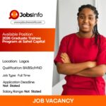 2026 Graduate Trainee Program at Sahel Capital