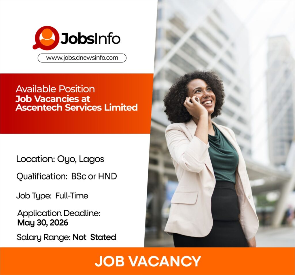 Job Vacancies at Ascentech Services Limited