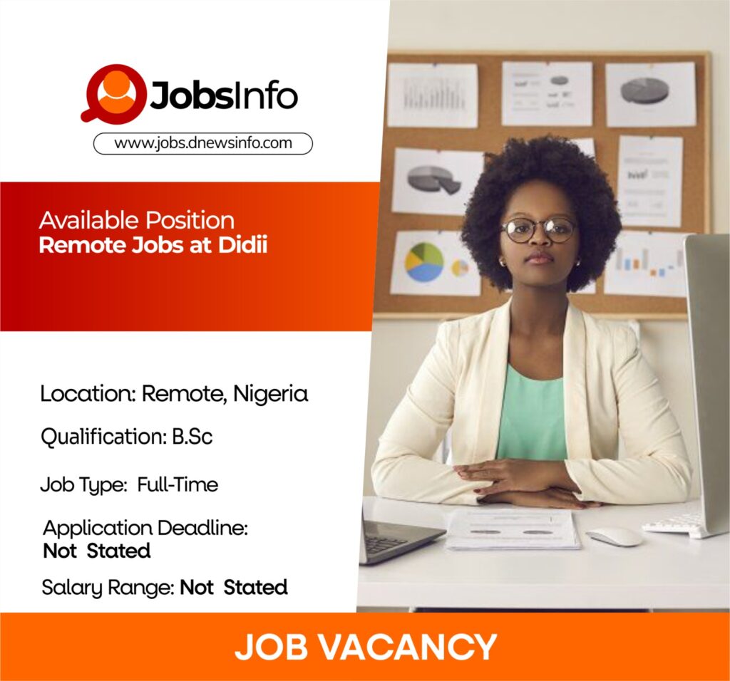 Remote Jobs at Didii