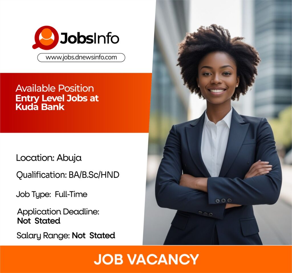 Entry Level Jobs at Kuda Bank