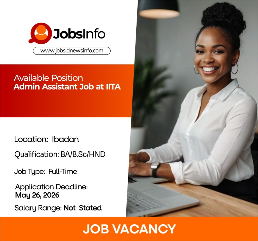 Admin Assistant Job at IITA