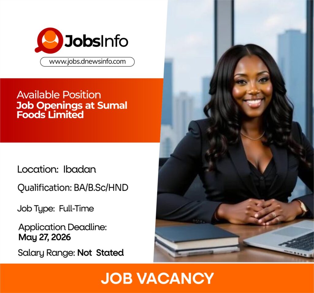 Job Openings at Sumal Foods Limited