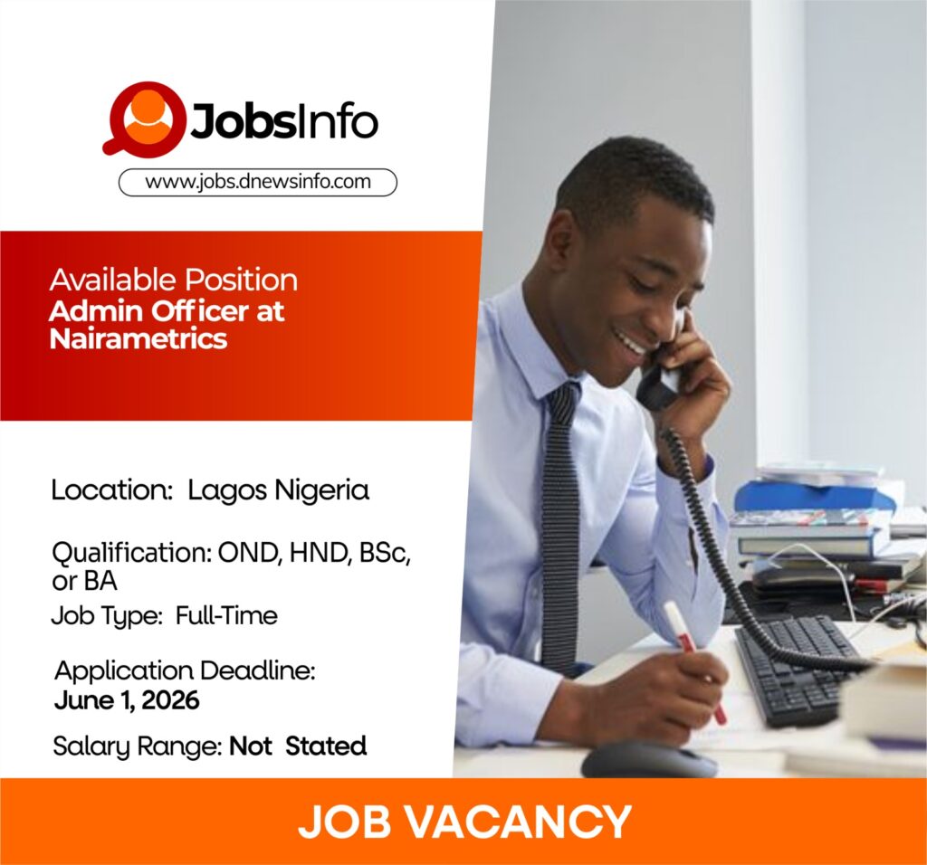 Admin Officer at Nairametrics