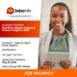 FlexFilms Nigeria Graduate Trainee Program 2026
