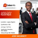 Job Vacancies at Paystack Nigeria