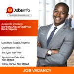 Banking Job at Optimus Bank Nigeria