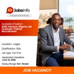 2026 Mantrac Nigeria Ltd Graduate Trainee Recruitment