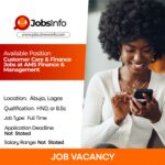 Customer Care & Finance Jobs at AMS Finance & Management