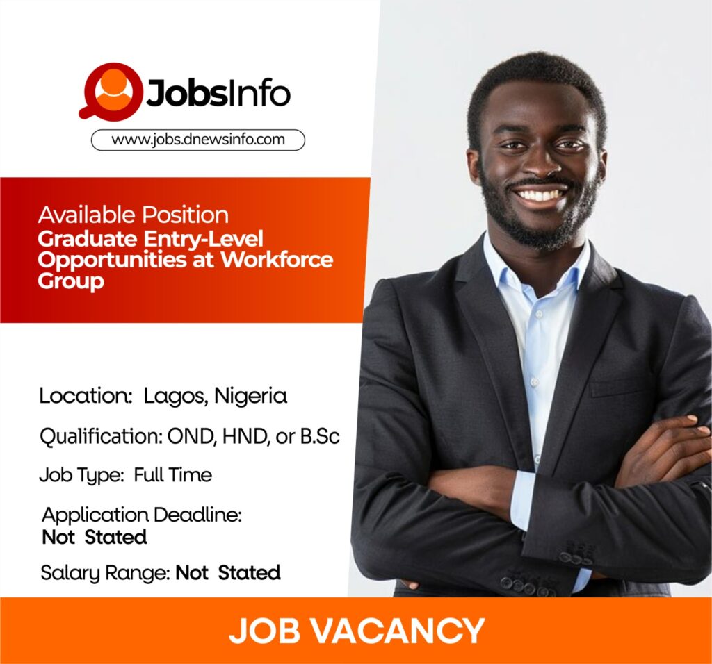 Graduate Entry-Level Opportunities at Workforce Group
